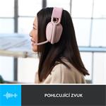 Logitech Zone Vibe 100, ružová