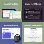 Lokátor HoloTag s podporou Apple Find My 4 ks