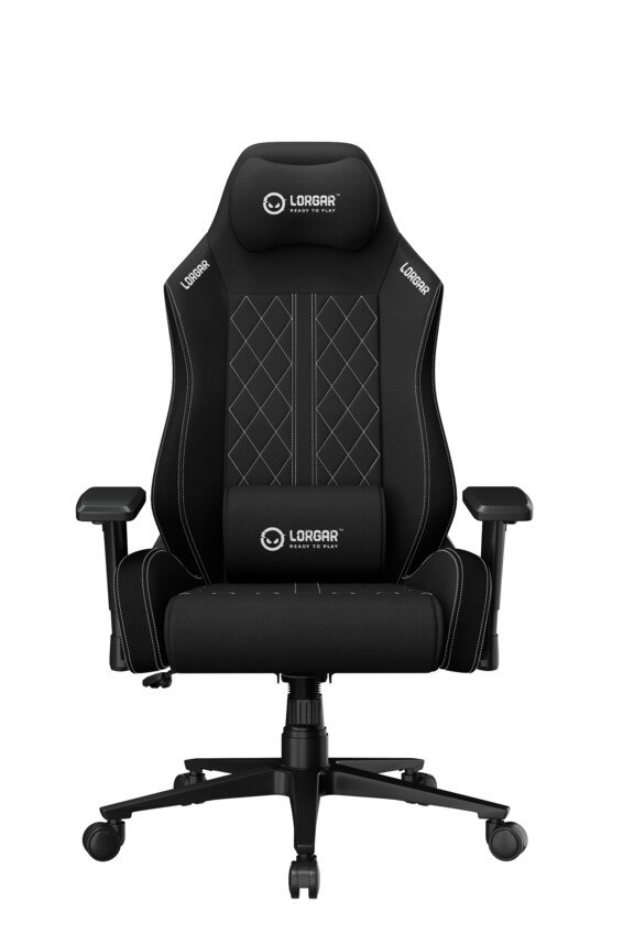LORGAR CHA41, Ergonomic Gaming Chair Advanced, Černá/bílá