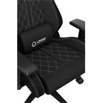 LORGAR CHA41, Ergonomic Gaming Chair Advanced, Černá/bílá