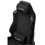 LORGAR CHA41, Ergonomic Gaming Chair Advanced, Černá/bílá