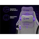 LORGAR CHA41, Ergonomic Gaming Chair Advanced, Černá/bílá