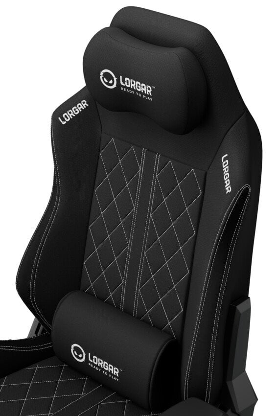 LORGAR CHA41, Ergonomická herná stolička Advanced, čierna/biela