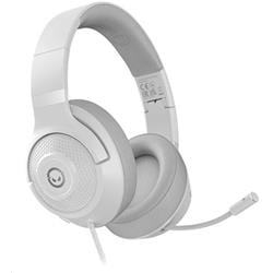 LORGAR herný headset Noah 101 s káblom, 3,5 mm konektor, 2 m, biela