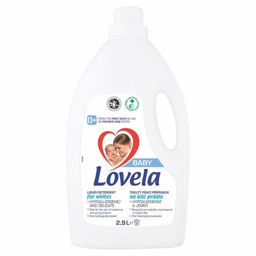 Lovela Baby tekutý pracie prípravok na bielu bielizeň 2,9 l / 32 pracích dávok 5999109520685