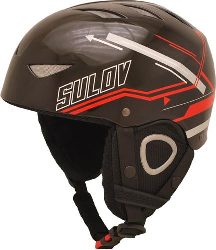 Lyžařská přilba SULOV AIR, vel.L (58-60), černá-pruh