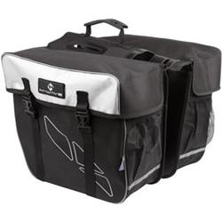 M-WAVE Amsterdam Double - black/white 122802 - Příslušenství na kolo - Brašny