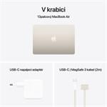 MacBook Air 13, čip M4 10-jadrový CPU/8-jadrový GPU, 16 GB, 256 GB SSD - Starlight
