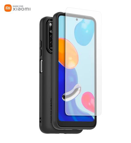 Made for Xiaomi TPU Kryt + Tvrzené Sklo pro Xiaomi Redmi Note 11/11s Black