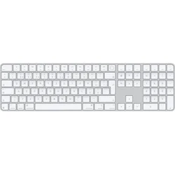 Magická klávesnica Apple s Touch ID a numerickou klávesnicou, CZ, biele klávesy