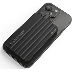 Magnetická bezdrôtová powerbanka Cubenest 5000 mAh S1B1 - čierna