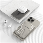 Magnetická bezdrôtová powerbanka Cubenest SlimDual 5000 mAh S1B3D - zlatá