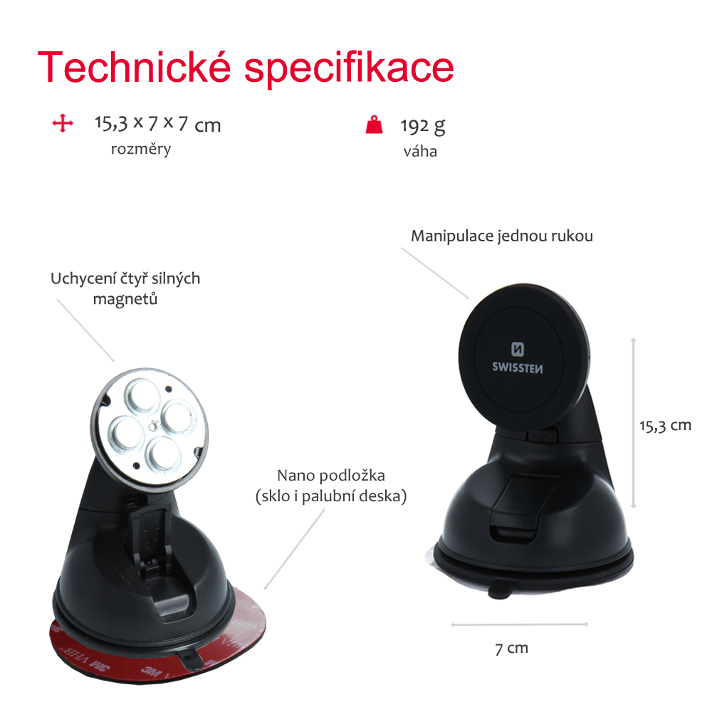 Magnetický držiak Swissten M1