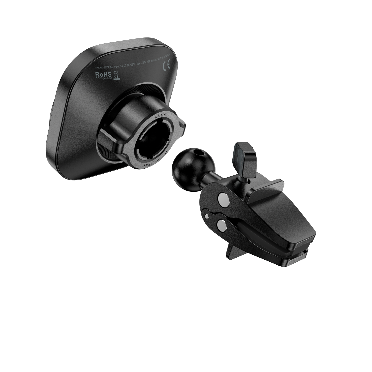 Magnetický držiak Swissten MagStick Compact s funkciou nabíjania