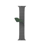 Magnetický remienok Epico pre Apple Watch 38/40/41 mm - sivý/zelený