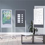 Magnetoplan Design-Multifunkčná mobilná tabuľa 3 v 1