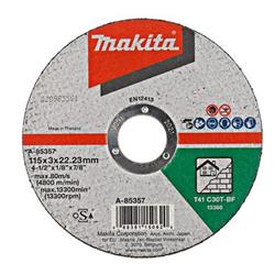 Makita A-85357 řezný kotouč 115x3x22 kámen