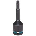 MAKITA bit nástrčný 1/2", čtyřhran, IMPACT BLACK, T40