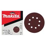 MAKITA brusný papír suchý zip 125mm 8 děr K320 10ks=oldP-00549