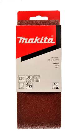 MAKITA brúsny pás 76x457mm K60 5ks=oldP-20080