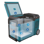MAKITA CW006GZ Aku termobox 23l Li-ion XGT/LXT,bez aku Z