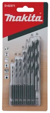 Makita D-62371 sada vrtákov do dreva 2-8mm (po 1 ks), HEX stopka 1/4", 9ks