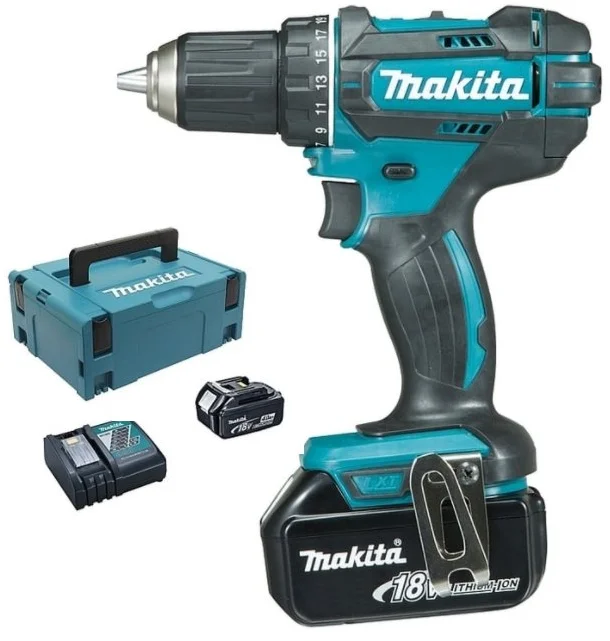 Makita DDF482RFJ Akumulátorový vŕtací skrutkovač Li-ion LXT 18V/3,0 Ah 2x batéria, kufor