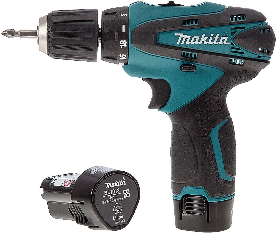 Makita DF330DWE Li-ion akumulátorový skrutkovač 10,8V/1,3Ah