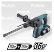 Makita DHR264PT4 Aku kladivo s výměnným sklíčidlem Li-ion LXT 2x18V/5,0Ah - Akumulátorové nářadí - Kladiva