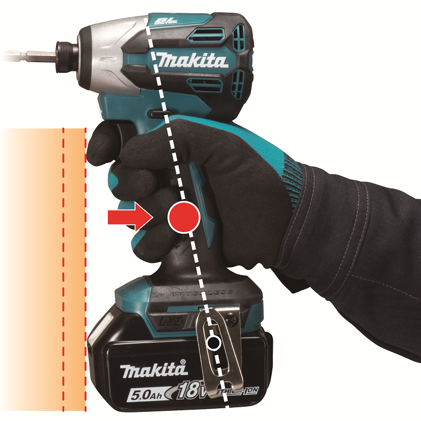 MAKITA DTD158RFJ Aku rázový skrutkovač 1/4" Li-ion LXT 18V 3,0 Ah,Makpac