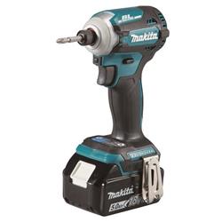 Makita DTD171RTJ Aku rázový šroubovák 1/4" Li-ion LXT 18V/5,0Ah, Makpac - Akumulátorové nářadí - Rázové utahováky