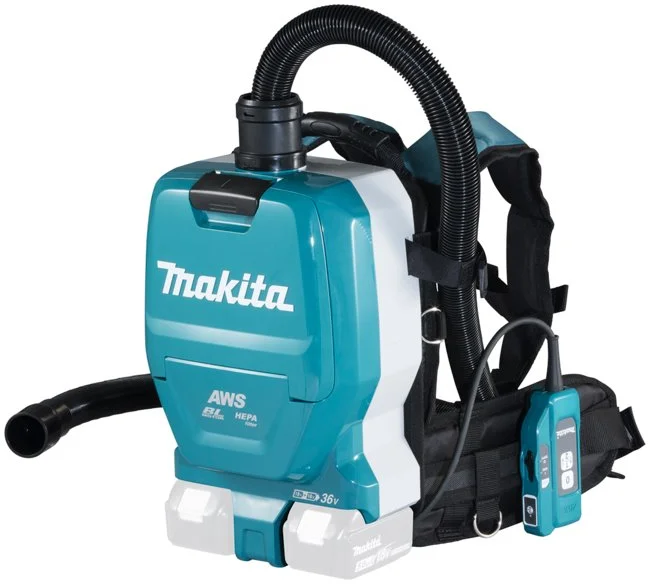 Makita DVC265ZXU Aku-vysavač zádový s AWS Li-ion LXT 2x18V,bez aku