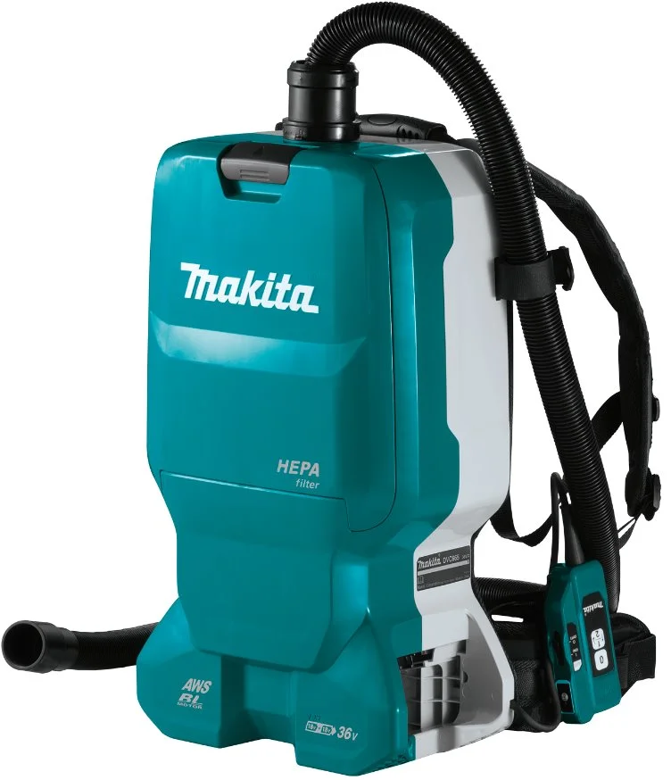 Makita DVC665ZU Aku-vysávač chrbtový s AWS Li-ion LXT 2x18V,bez aku Z