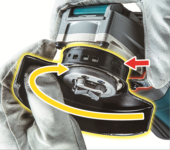 MAKITA GA044GZ Aku úhlová bruska s regulací a X-lock 125mm Li-ion XGT 40V, bez aku Z