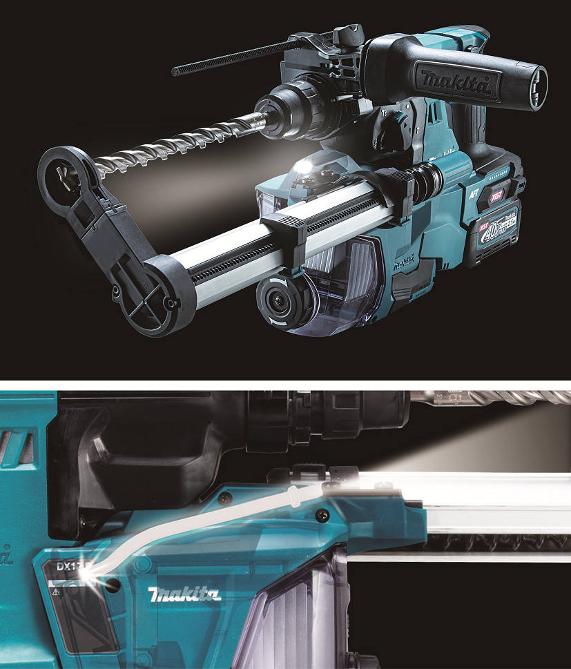 MAKITA HR012GZ AWS Li-ion XGT 40 V, akumulátorové vŕtačky s vymeniteľným skľučidlom bez akumulátora