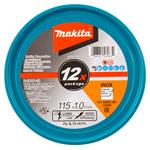 MAKITA rezný kotúč z nehrdzavejúcej ocele 115x1,0x22,23mm A60U, 12ks