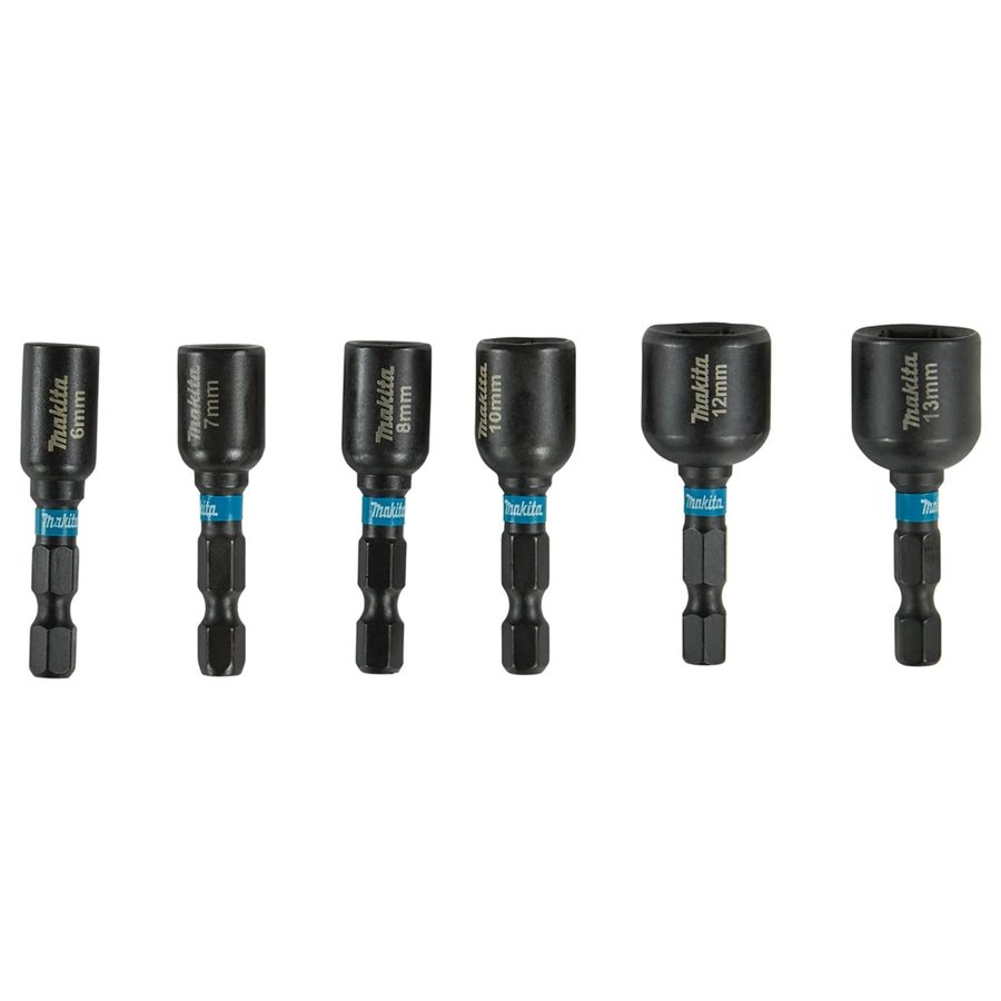 MAKITA sada torzních bitů 1/4" IMPACT BLACK 6ks v plastové krabičce