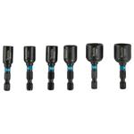 MAKITA sada torzních bitů 1/4" IMPACT BLACK 6ks v plastové krabičce