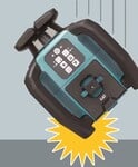 Makita SKR001Z Akumulátorový automatický stavebný laser, zelený
