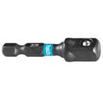 MAKITA torzný adaptér 1/4" IMPACT BLACK, 3/8" štvorcový, 50 mm
