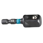 MAKITA torzný adaptér 1/4" IMPACT BLACK, štvorcový 1/2", 50 mm