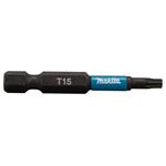 MAKITA torzný bit 1/4" IMPACT BLACK T15, 50 mm 2 ks