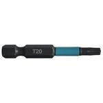 MAKITA torzný bit 1/4" IMPACT BLACK T20, 50 mm 2 ks