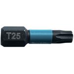 MAKITA torzný bit 1/4" IMPACT BLACK T25, 25 mm 2 ks