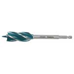 MAKITA vrták do dřeva čtyřbřitý šestihran 1/4" 24x165mm