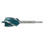 MAKITA vrták do dřeva čtyřbřitý šestihran 1/4" 38x165mm
