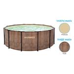 Marimex Bazén Florida 3,66x1,22 m se skimmerem - motiv TEAK (10340286)