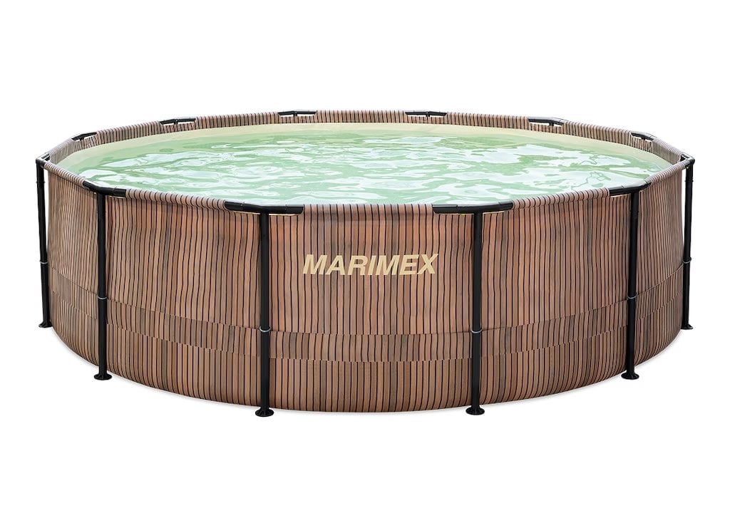 MARIMEX Bazén Florida 4,57x1,32 m se skimmerem - motiv TEAK
