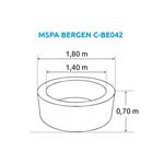 Marimex Bazén vířivý MSPA Bergen C-BE042 (11400280)