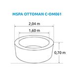 Marimex Bazén vířivý MSPA Ottoman C-OM061 (11400249)